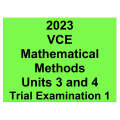 *2023 VCE Mathematical Methods Units 3 and 4 Trial Examination 1 